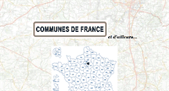 Desktop Screenshot of communesdefrance.eu